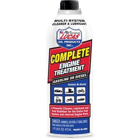 Lucas Oil 16oz Complete Engine Treatment LU85254